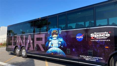 kennedy space center shuttle bus.